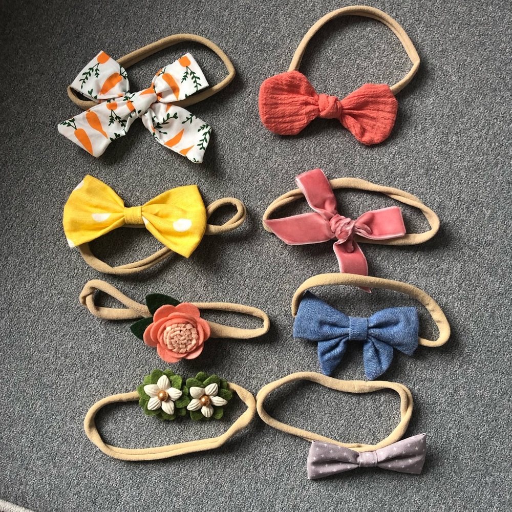 Nylon Baby Hair Bow Bundle